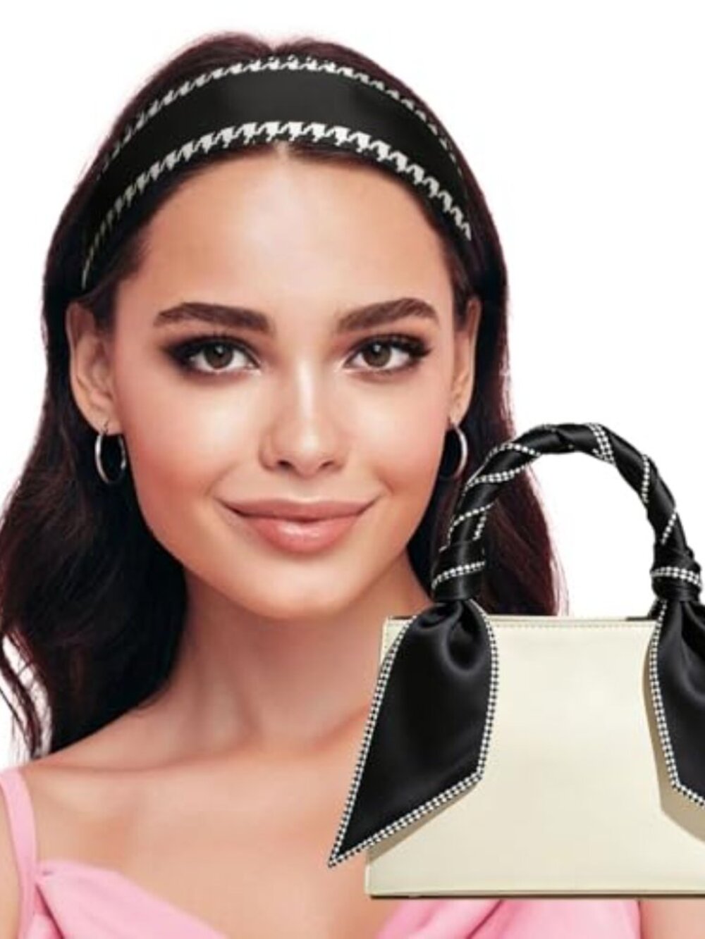 Head Hair Scarf for Women Neck Purse Bag Handbags‎ Scarf Like Silk